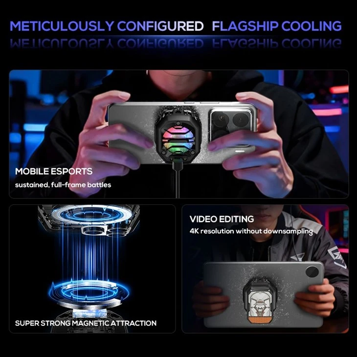MEMO CX14 2000mAh Battery Frozen Mobile Phone Cooler For Mobile Game factory